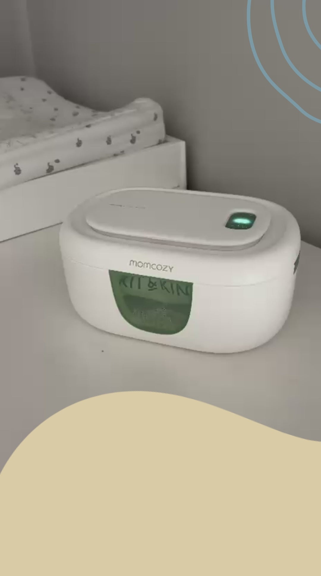 Aquecedor de Toalhitas para Bebé Momcozy